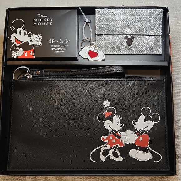 Disney Handbags - 3 piece gift set Mickey Mouse